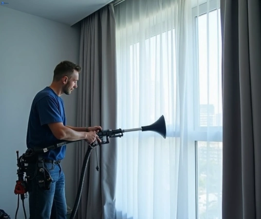 Professional drapes cleaning process tools Matty Curtain Cleaning campsie-nsw